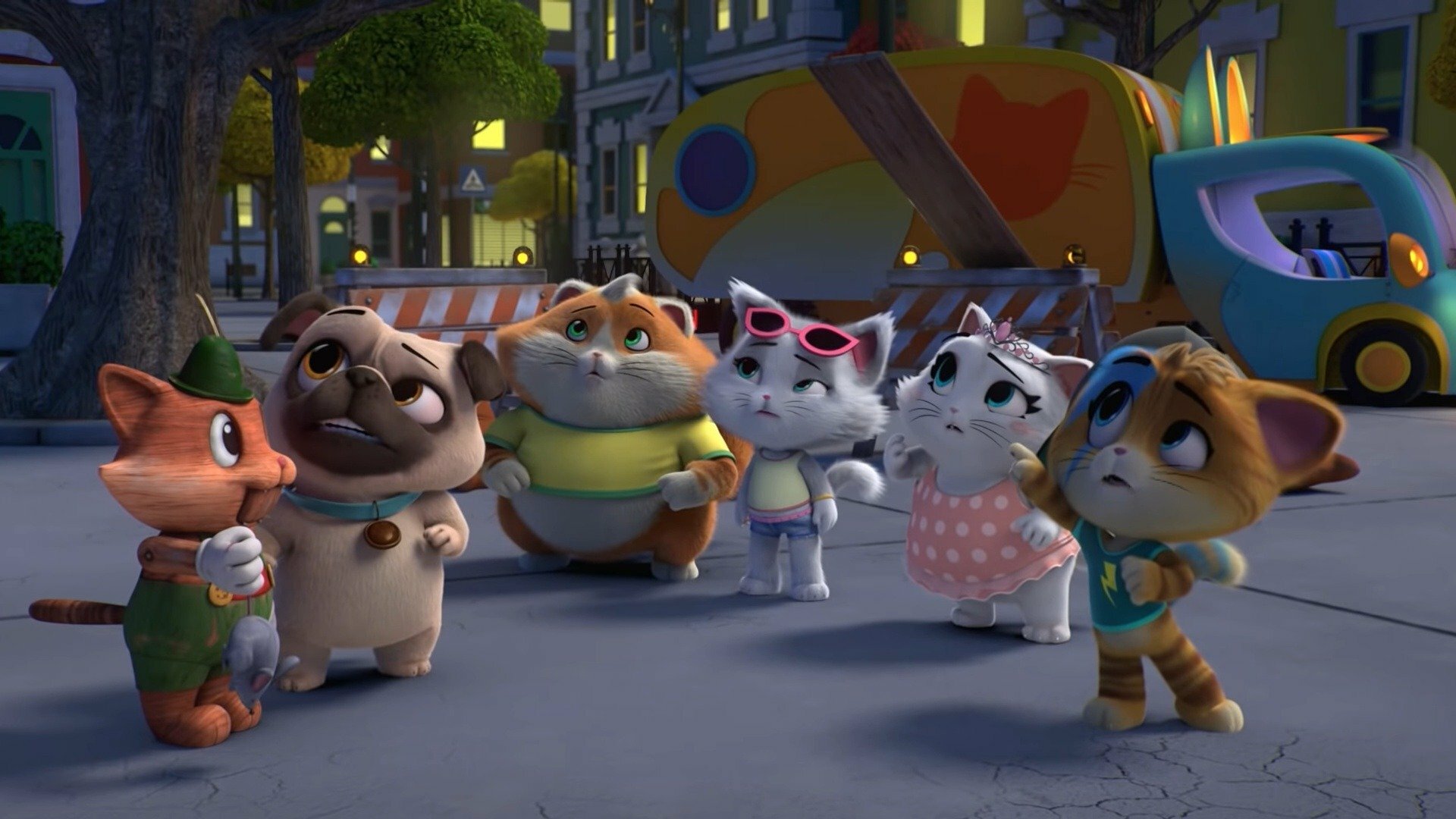 44 Gatos : Terry, O Gato Bombeiro