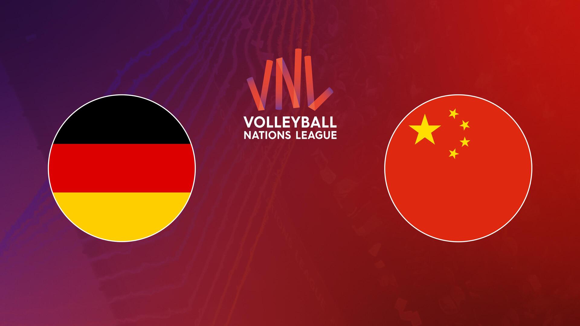 Alemanha x China - Liga das Nações de Vôlei Feminino : Alemanha x China