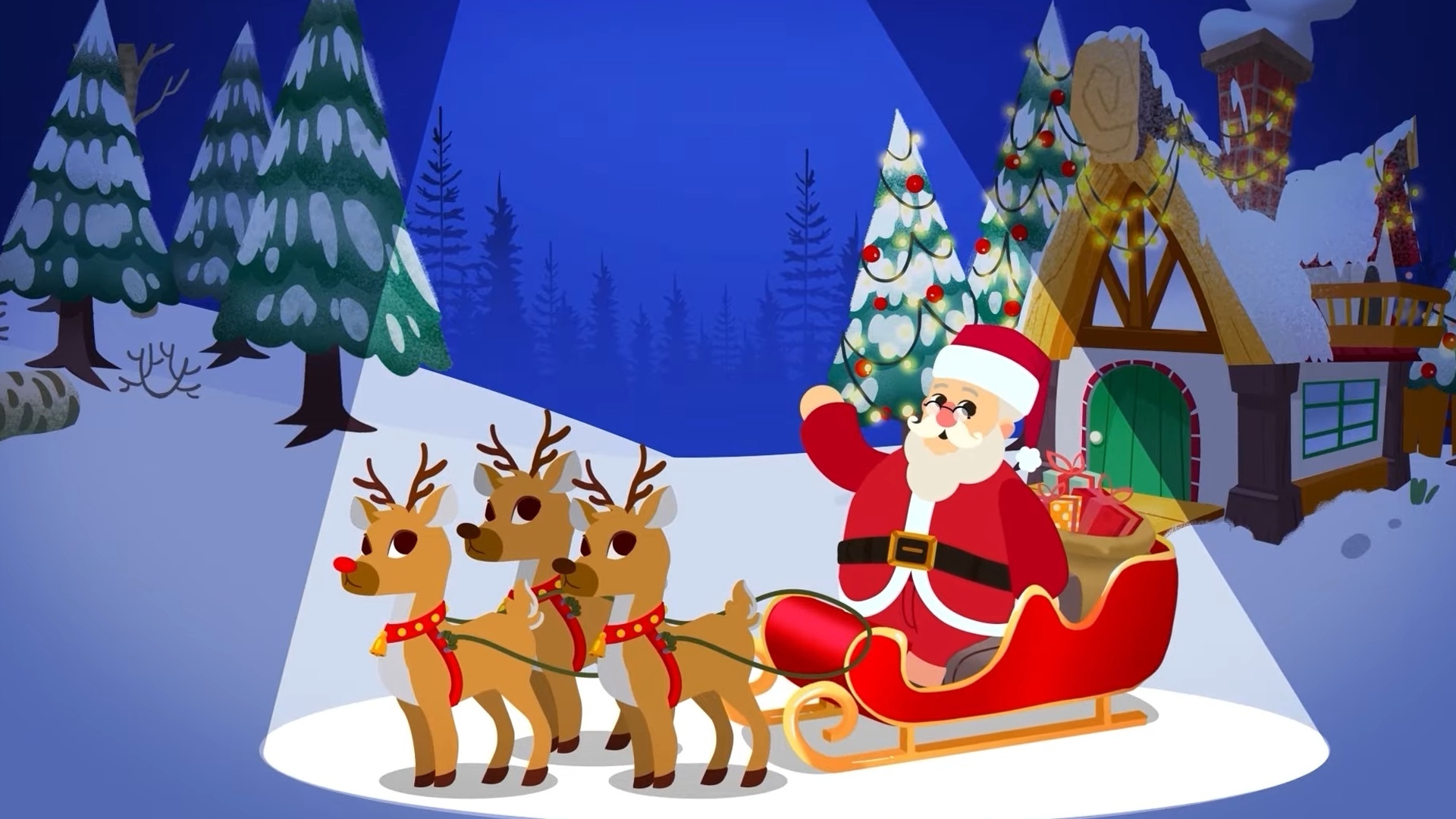 Na Terra do Papai Noel : O Belo Trenó
