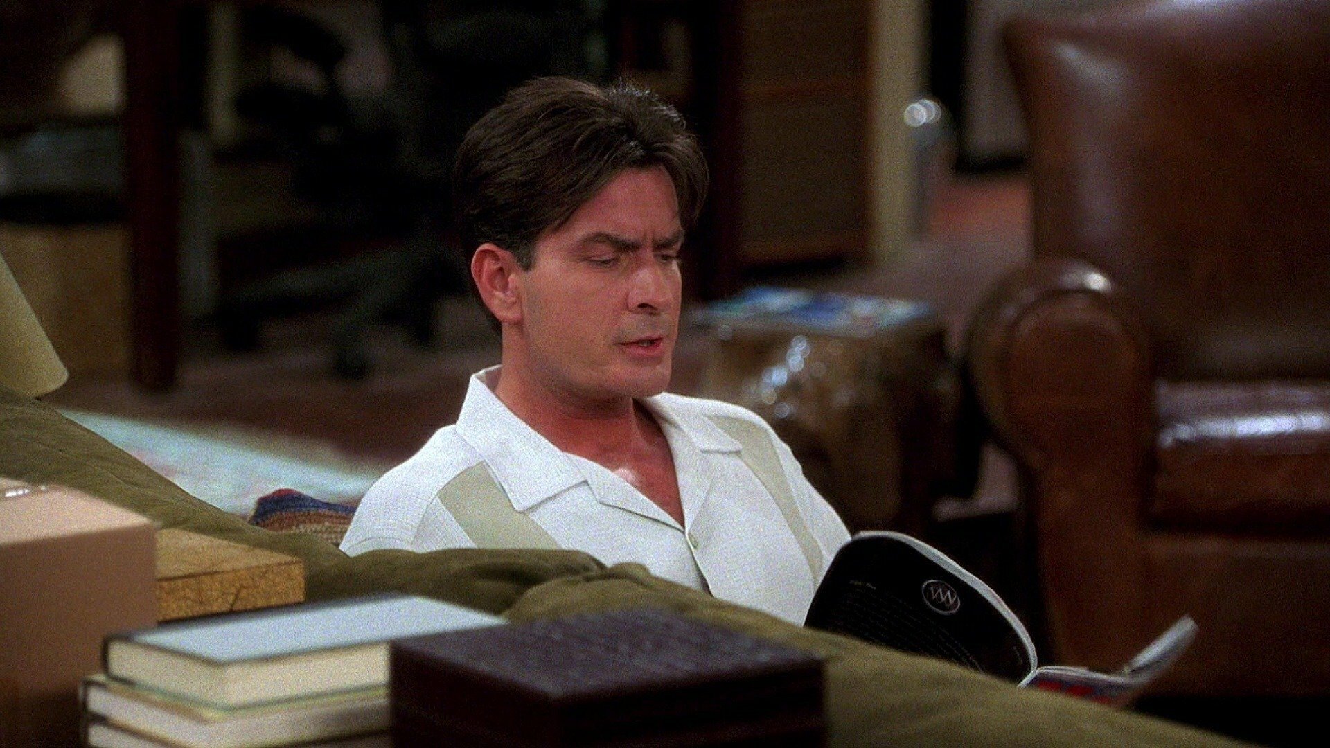 Two and a Half Men : Our Leather Gear Is in the Guest Room