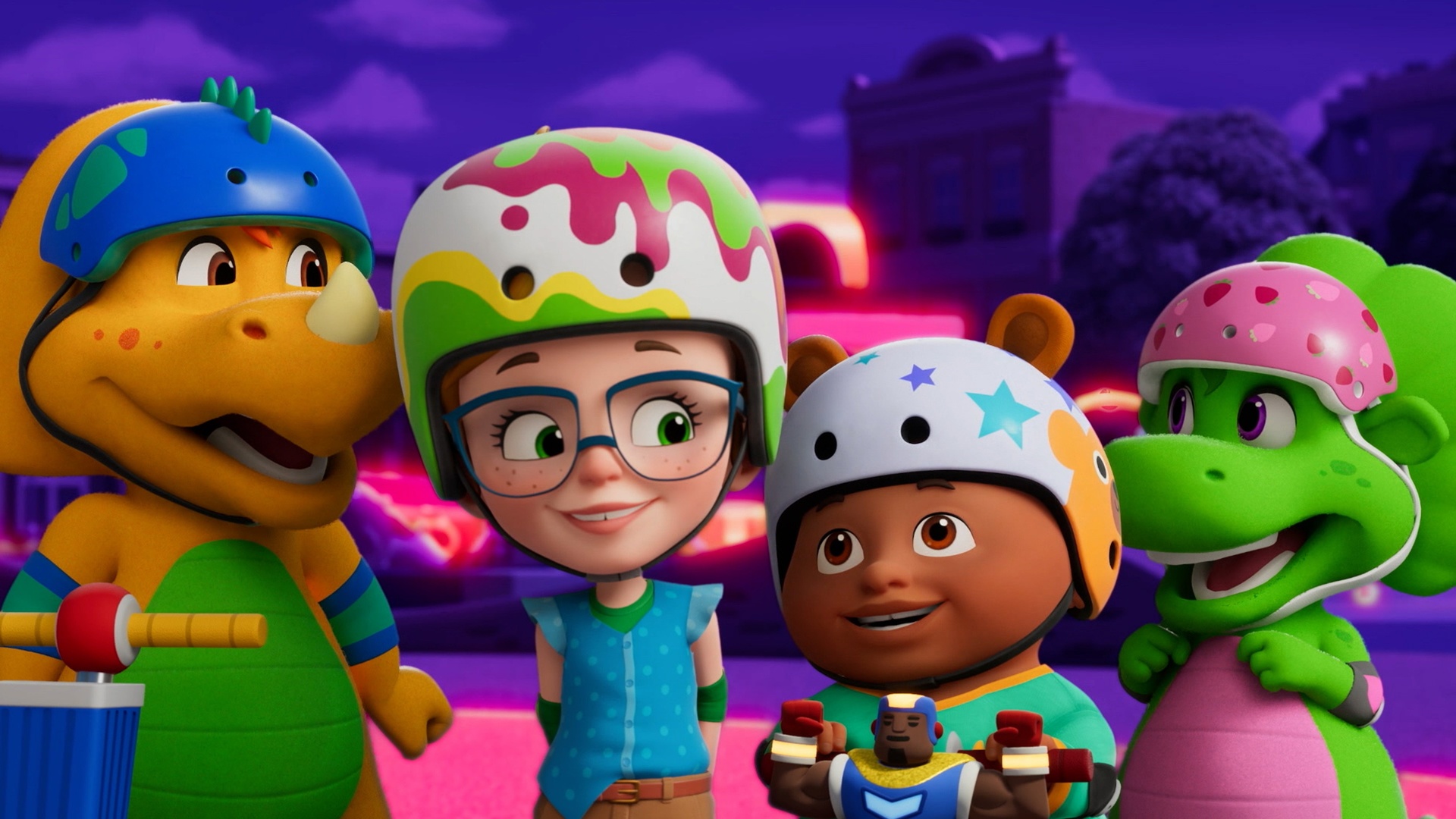 Mundo do Barney : Luz Vermelha: Pare; Luz Verde: Siga