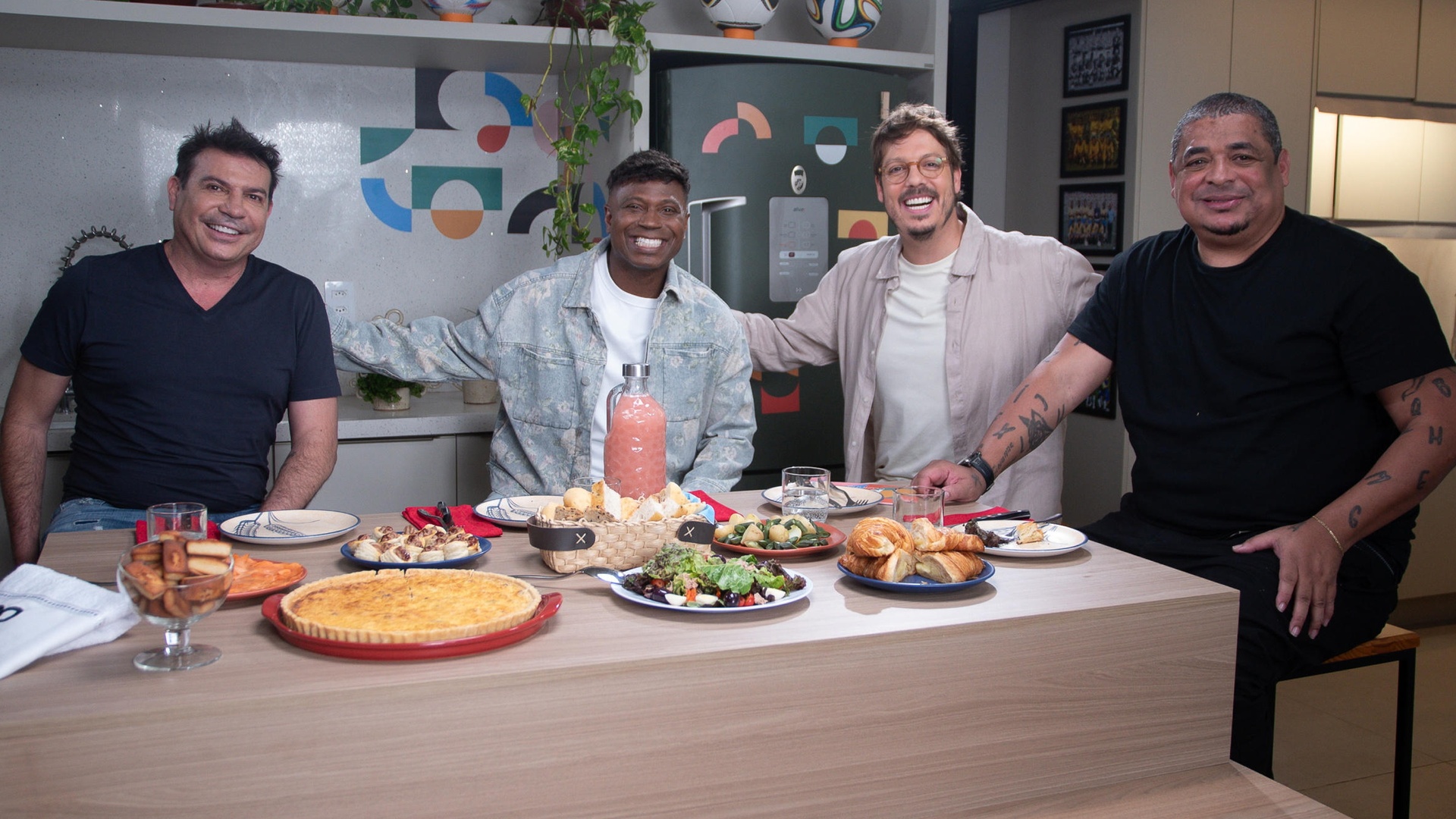 Copa e Cozinha : Vampeta, Luizão e Edilson Capetinha