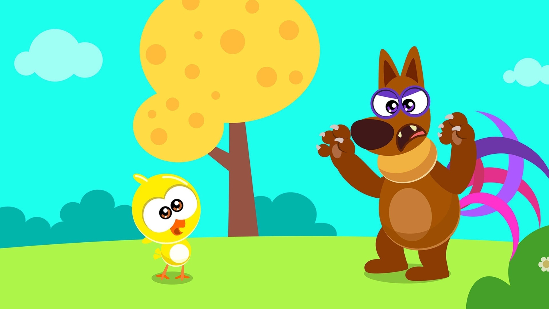 Crescendo com a Galinha Pintadinha : O Pintinho e o Lobo