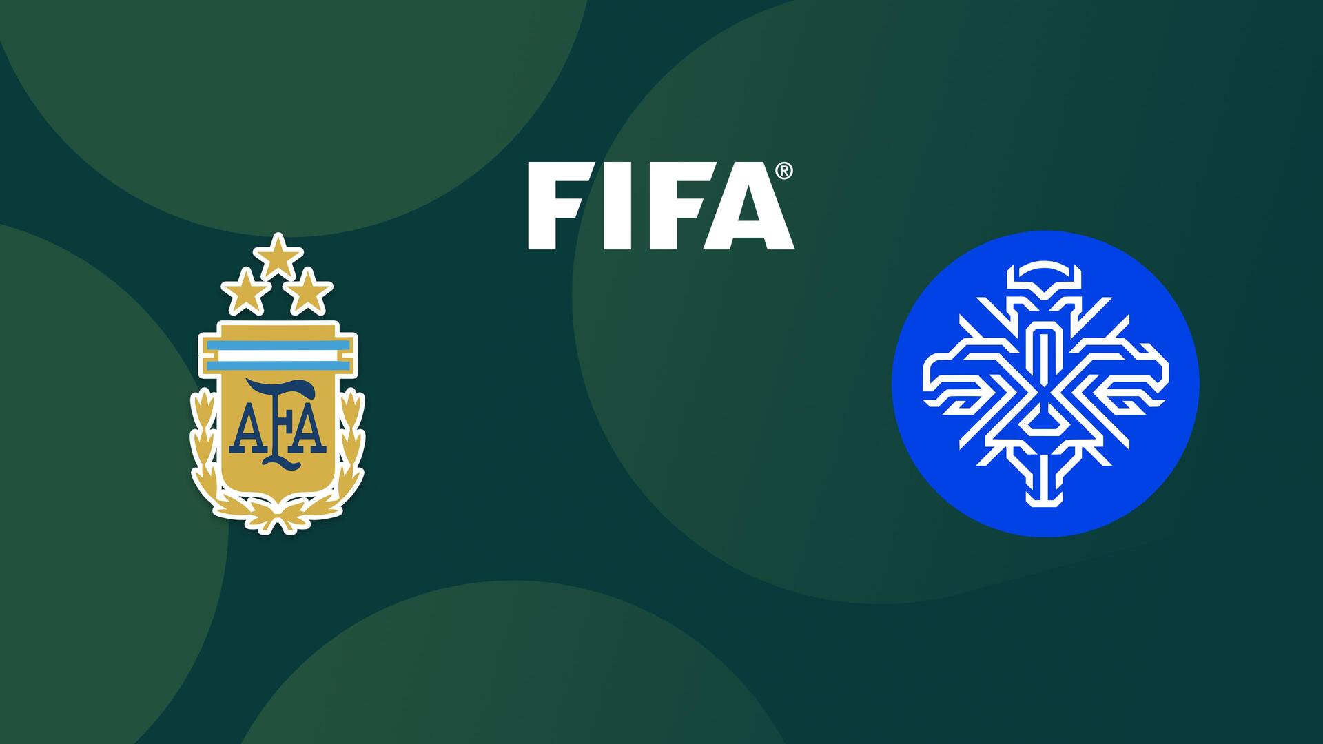Argentina x Islândia - Amistoso Internacional de Futebol Masculino : Argentina x Islândia
