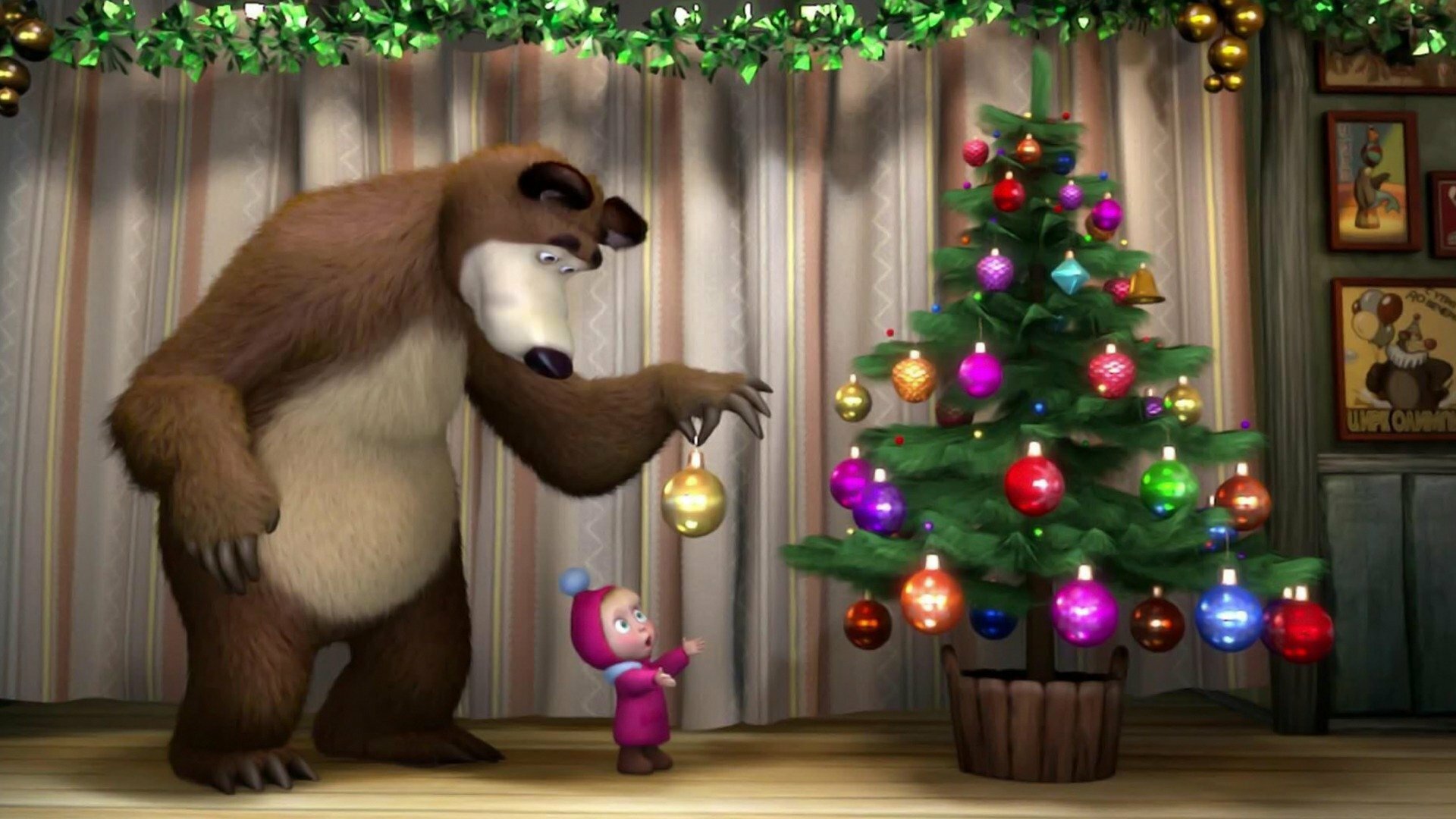 Masha e o Urso : Um, Dois, Três! Acenda a Árvore de Natal!