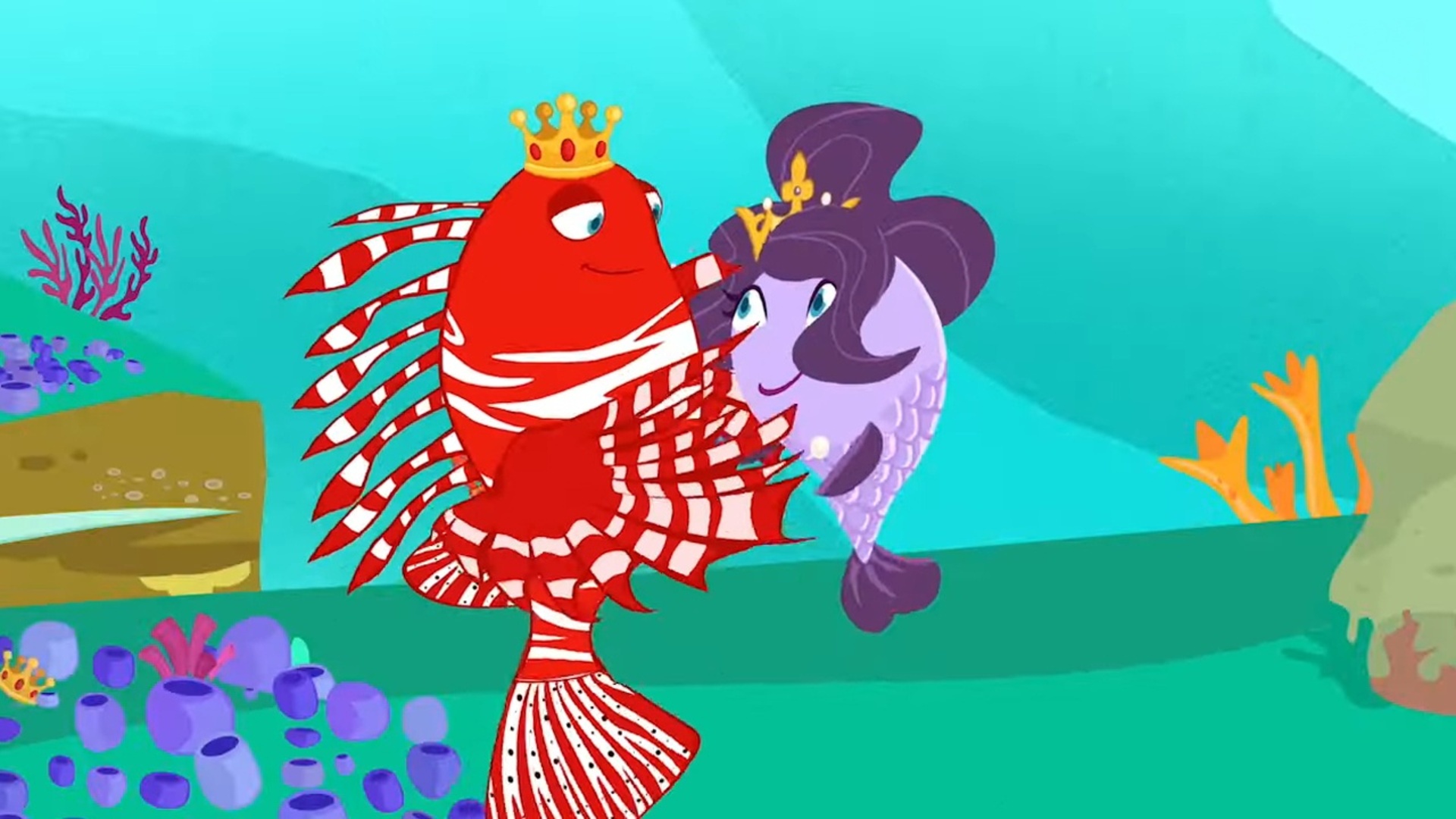 Tubarão Martelo e os Habitantes do Fundo do Mar : T1 EP18 - Peixe-Leão