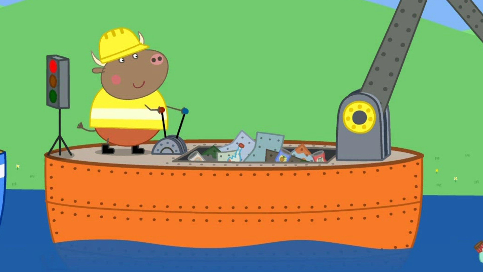 Peppa : O Senhor Touro Escava o Rio