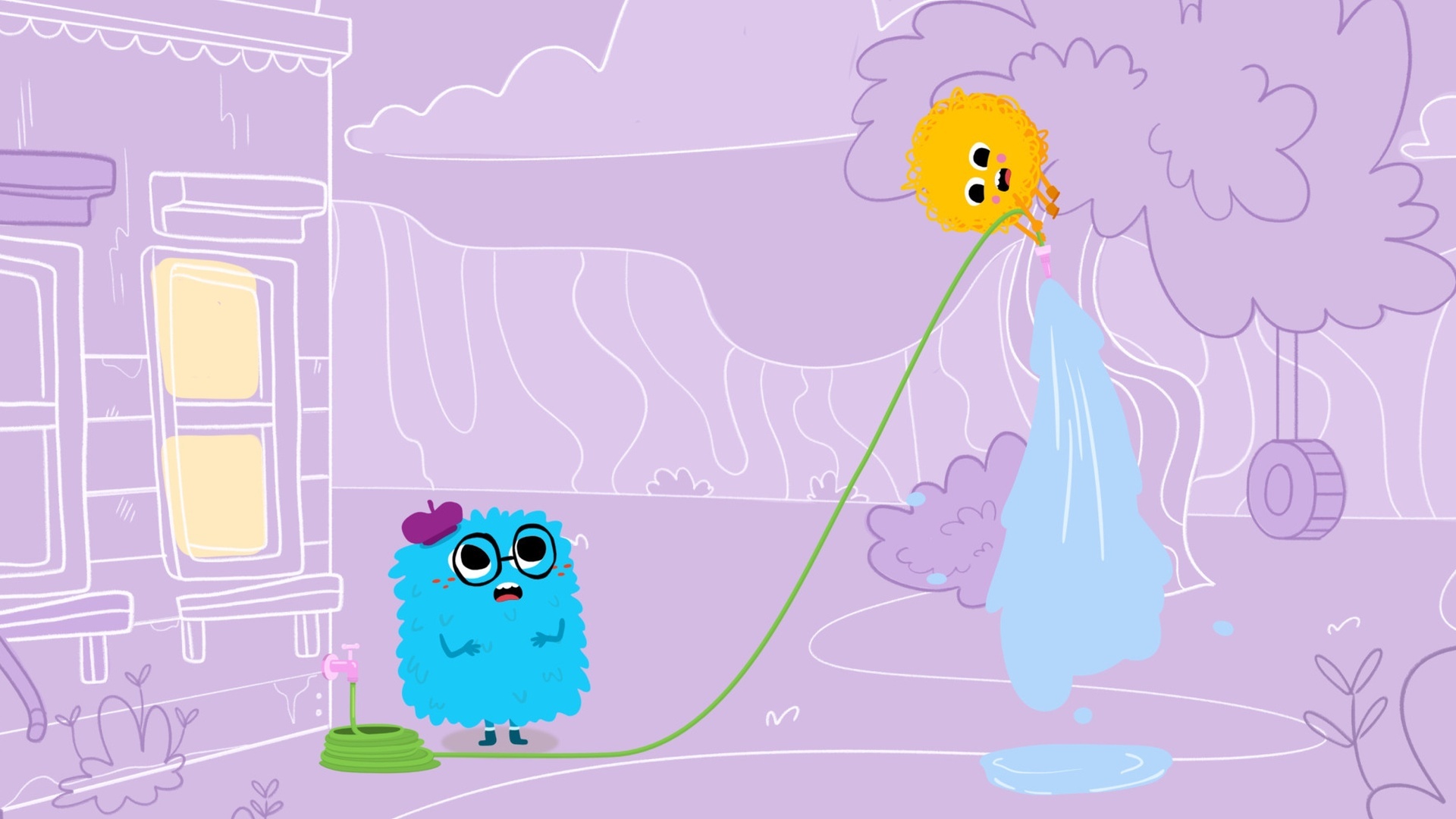 Hey Fuzzy Yellow : Esculturas de Lama