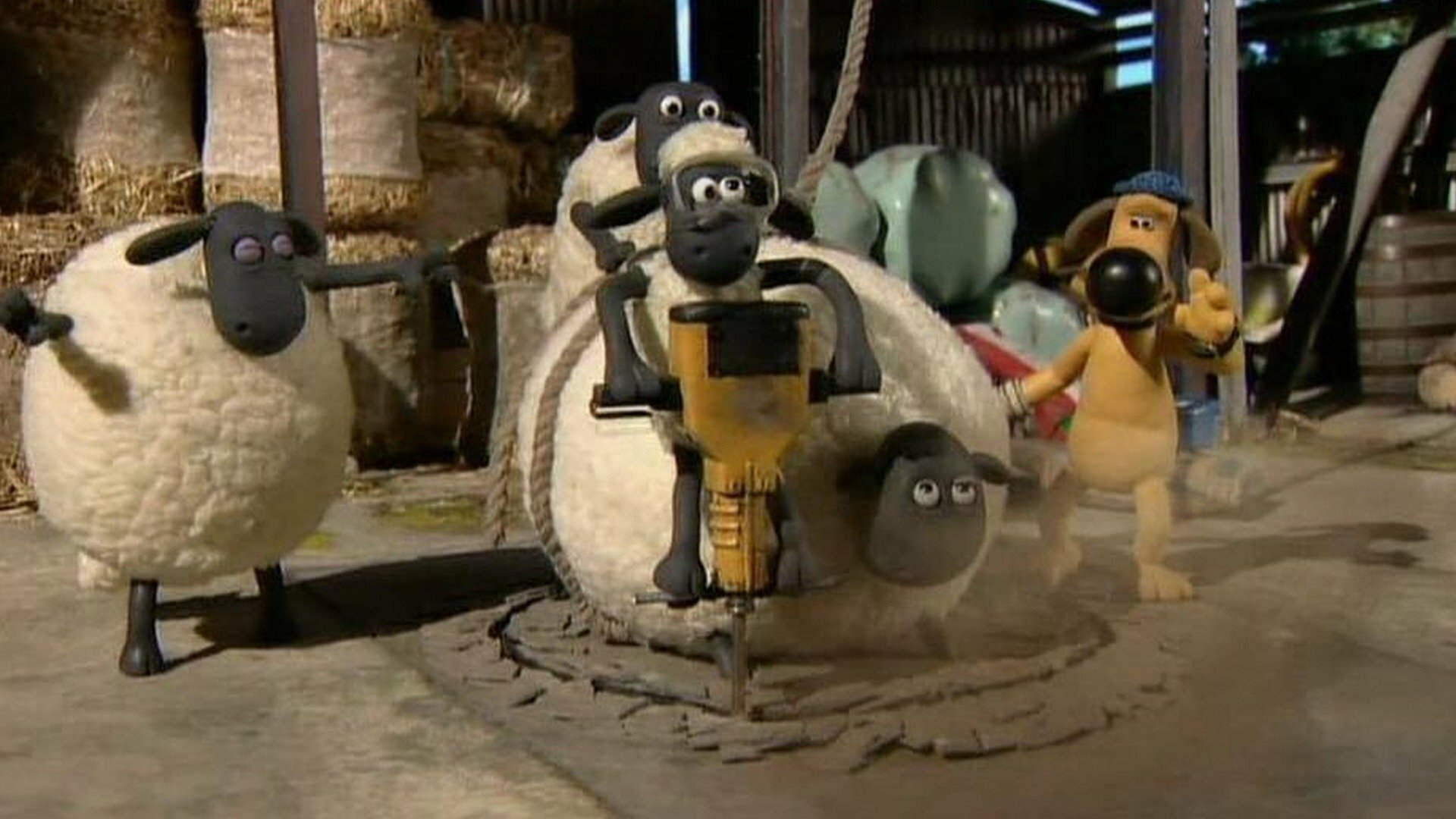 Shaun, o Carneiro : Cimento Fresco