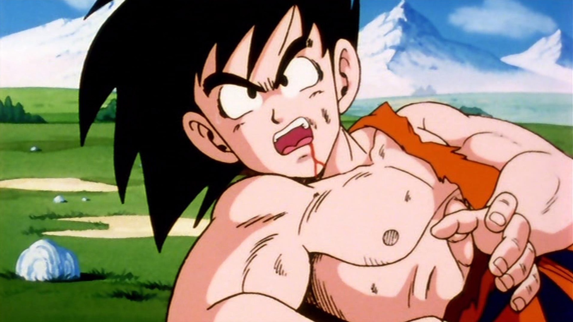 Dragon Ball Z : Um Pequeno Descanso! Goku Cai do...