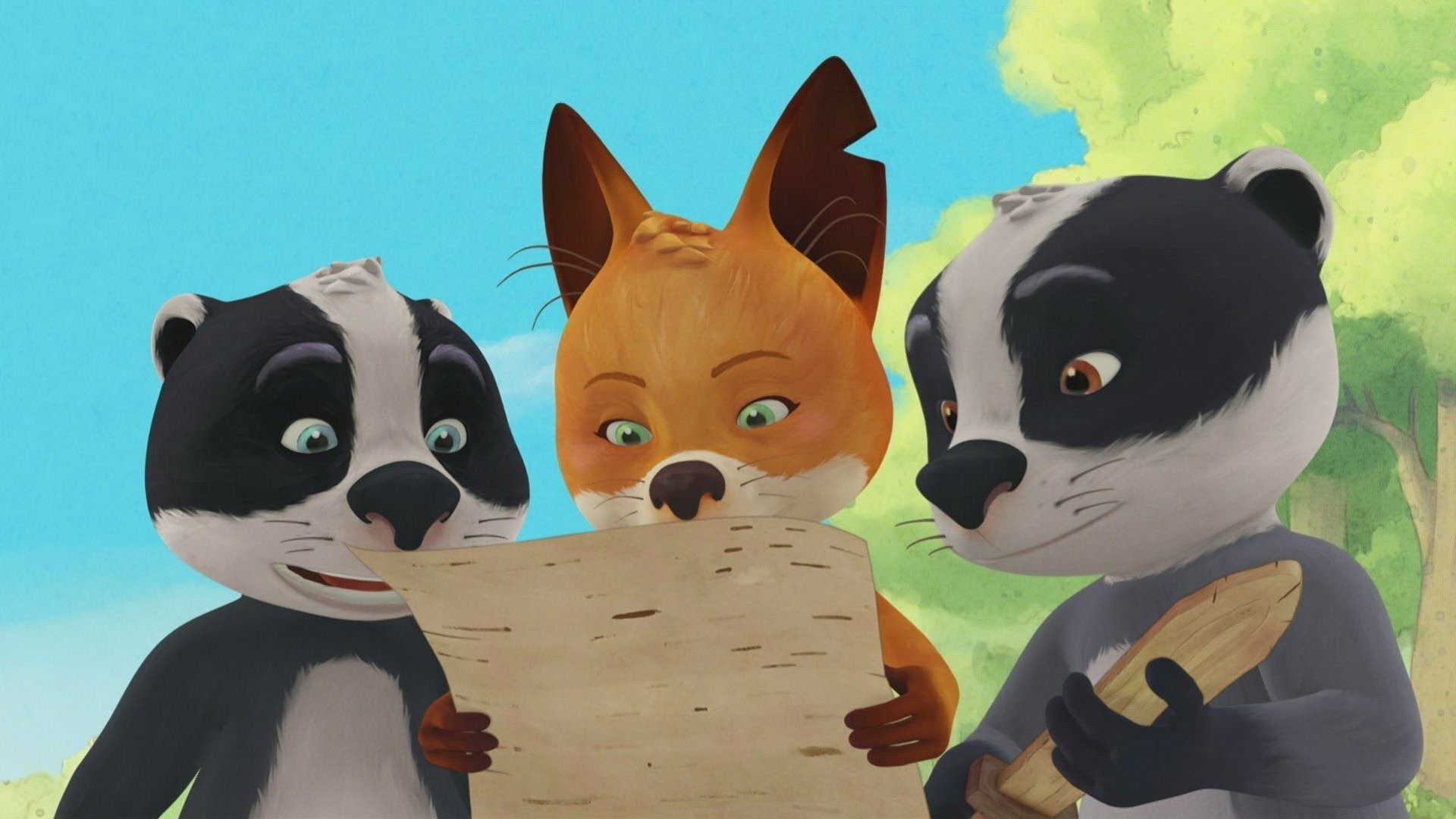 La Famille Blaireau-Renard : La carte au trésor