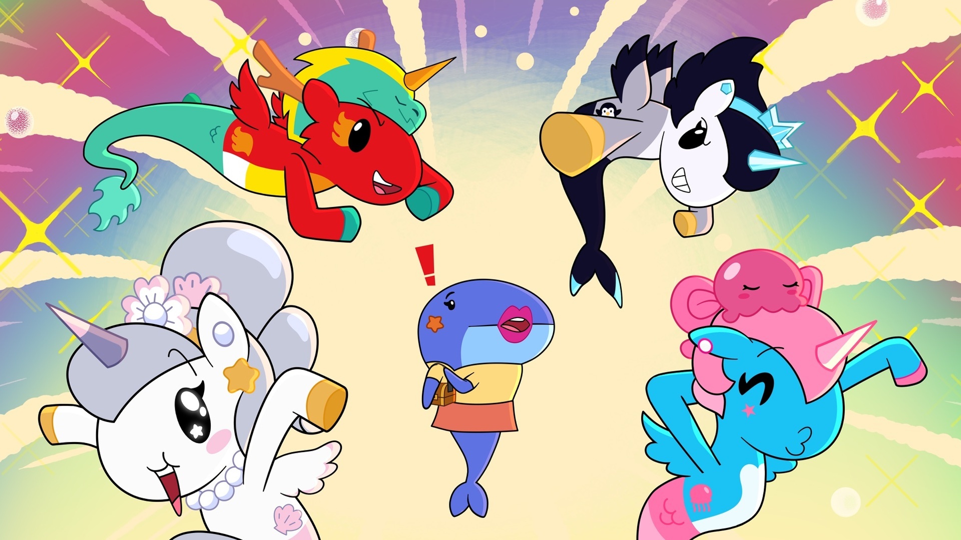 Mermicorno - A Queda das Estrelas : T1 EP7 - 5 no Oceano