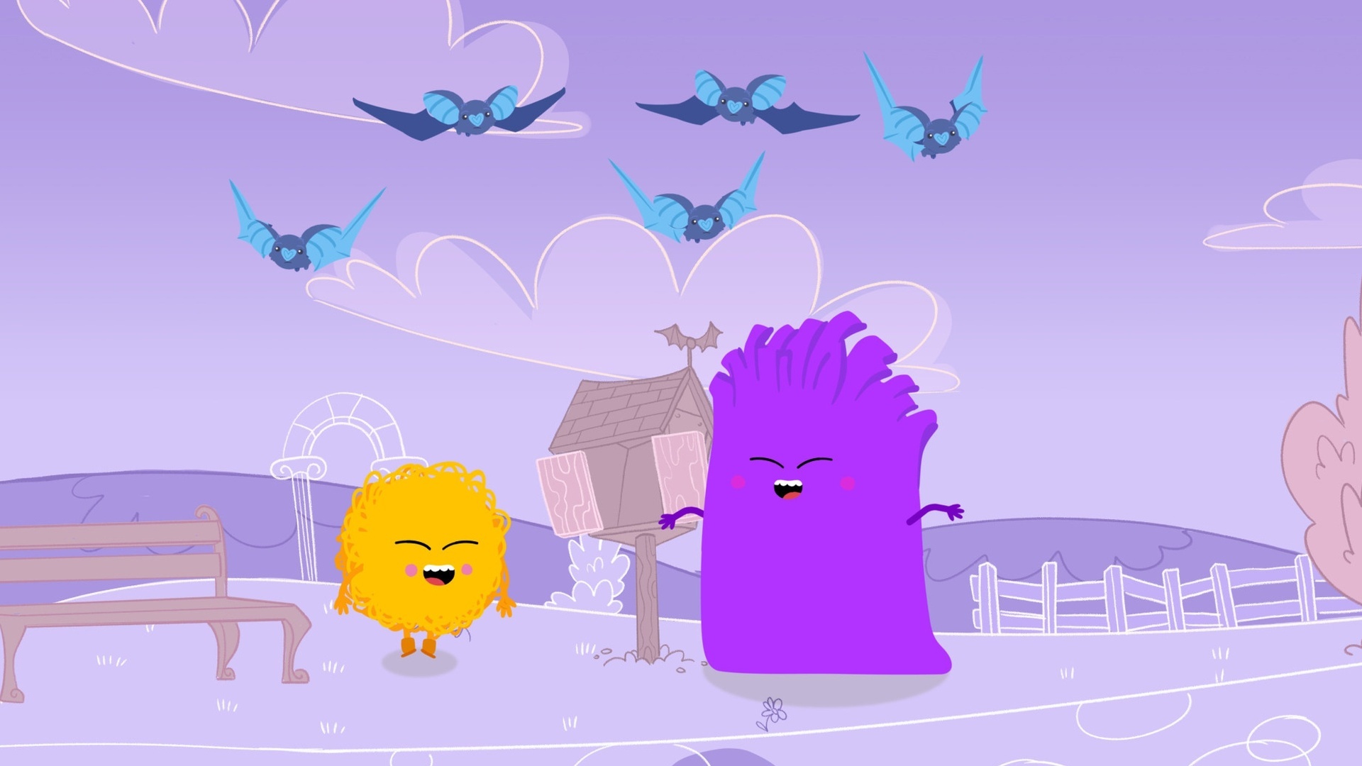 Hey Fuzzy Yellow : Samambaia da Vovó