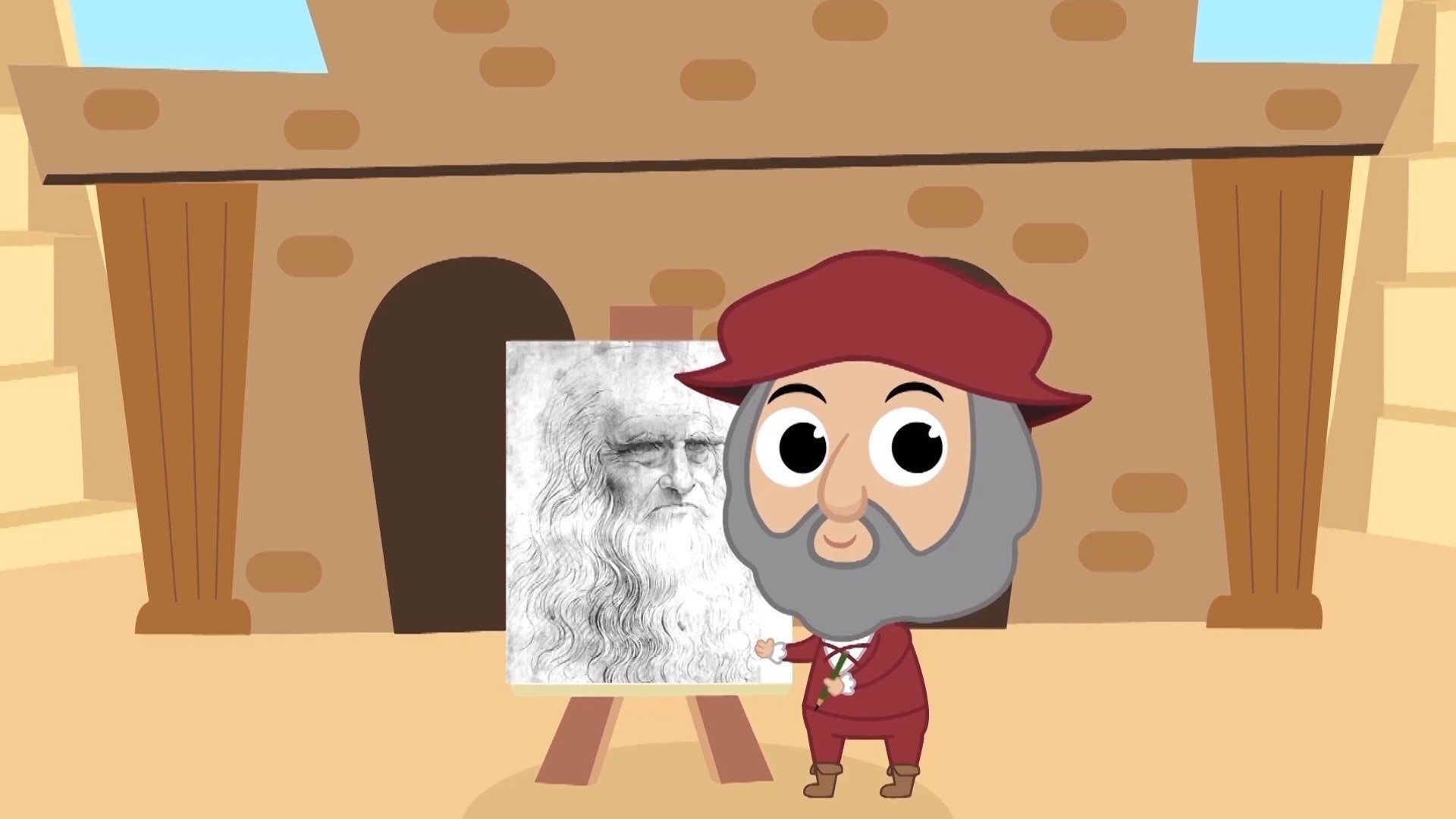 Pequenos Ilustres : Leonardo da Vinci