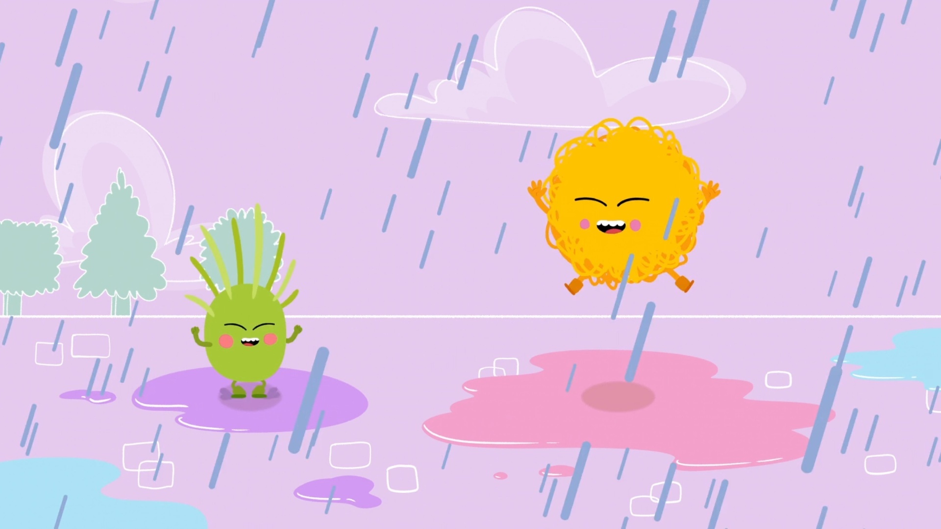 Hey Fuzzy Yellow : Cante Automaticamente Molhado