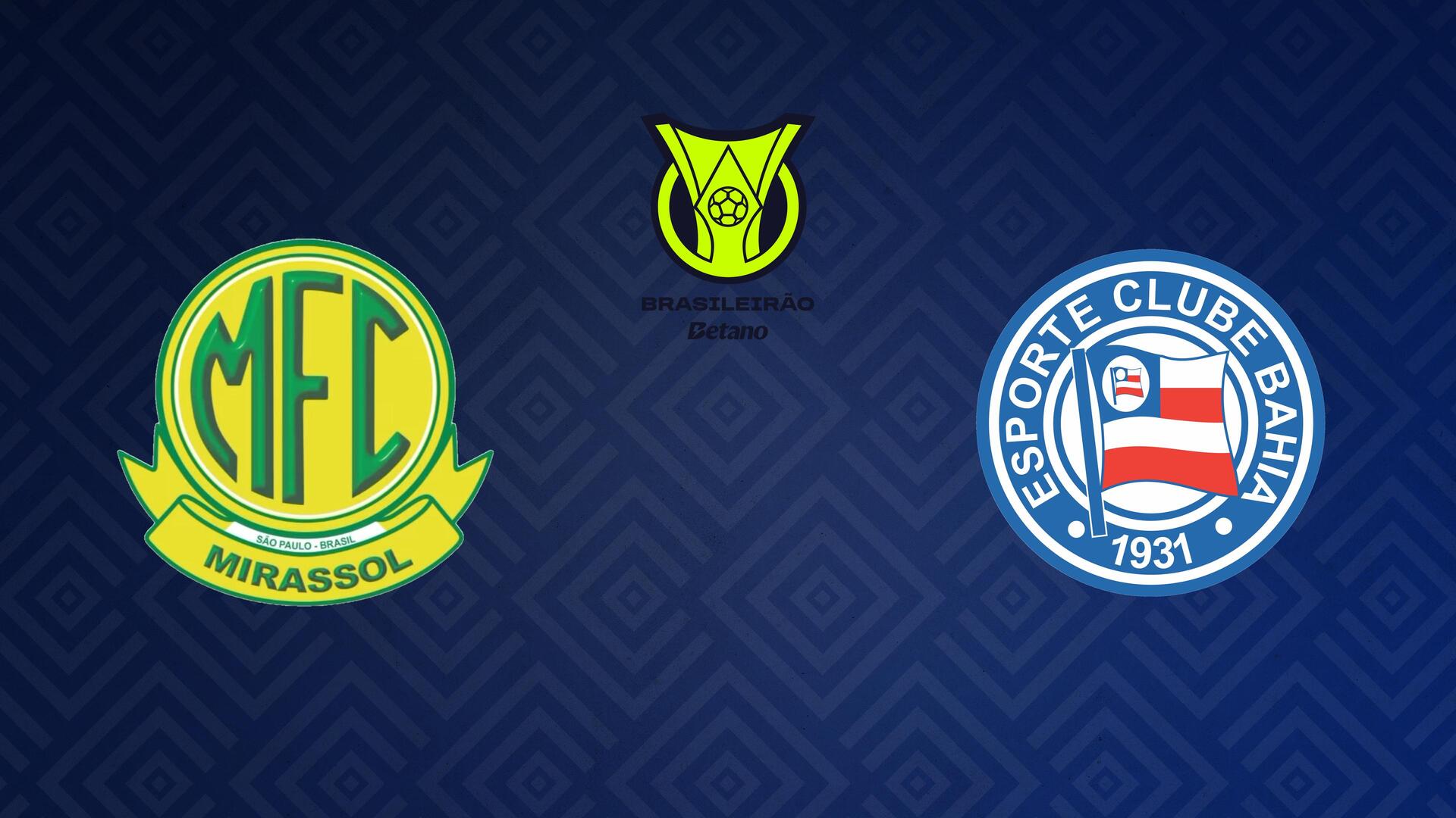 Mirassol x Bahia - Campeonato Brasileiro : Mirassol x Bahia