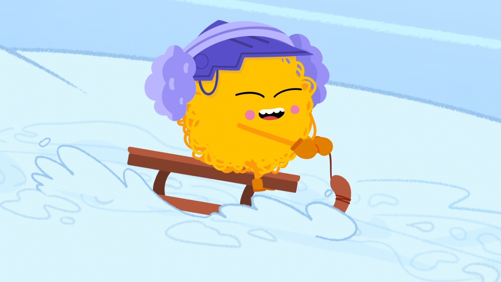 Hey Fuzzy Yellow : Escada Flexível e Fria