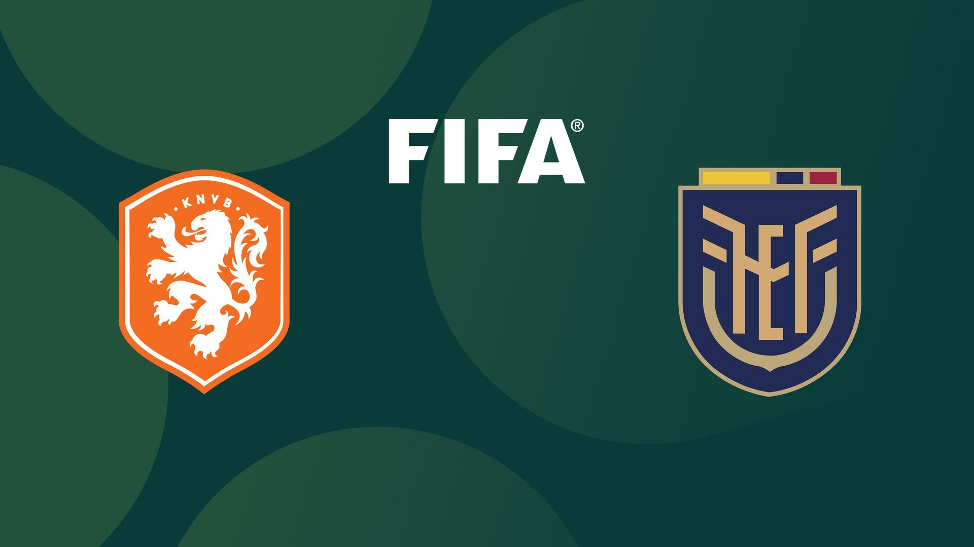Países Baixos x Equador - Amistoso Internacional de Futebol Masculino : Países Baixos x Equador