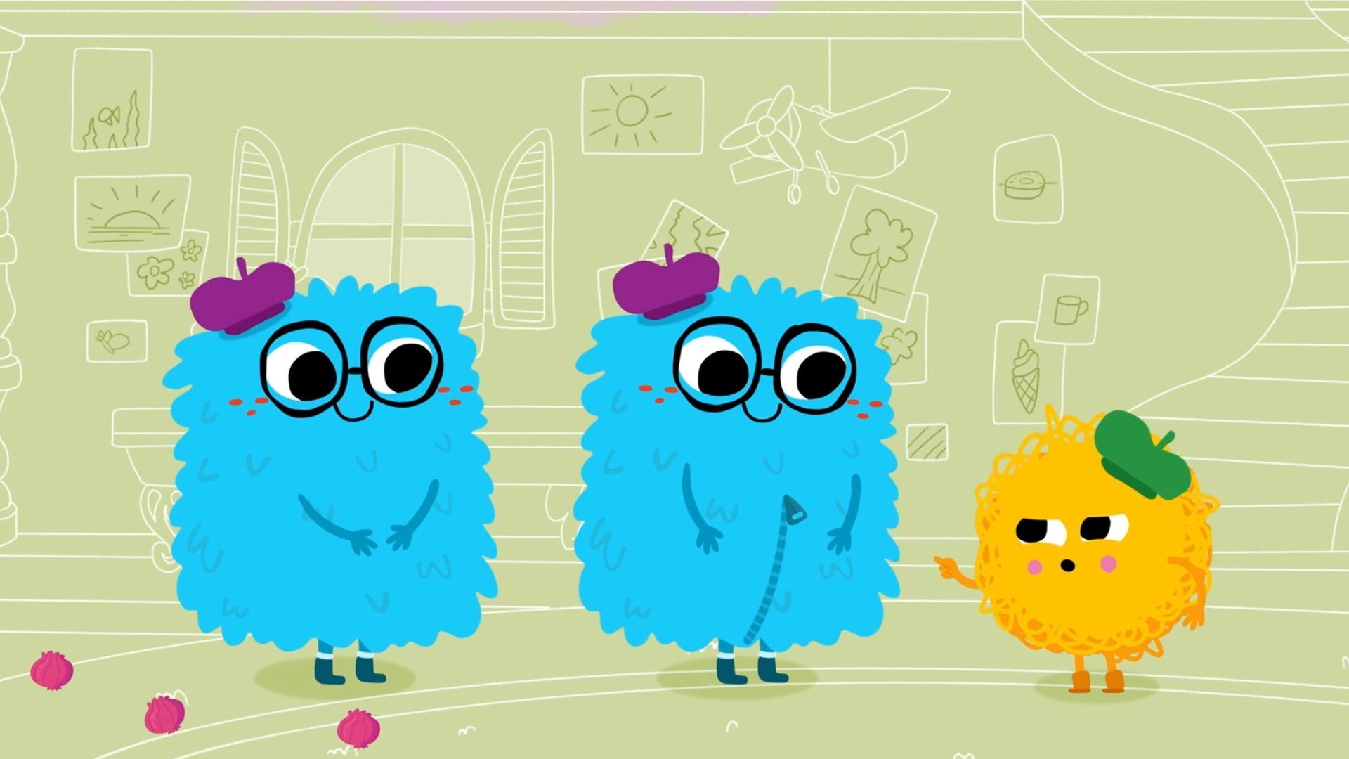 Hey Fuzzy Yellow : Sombra da Cebola Cha-Cha