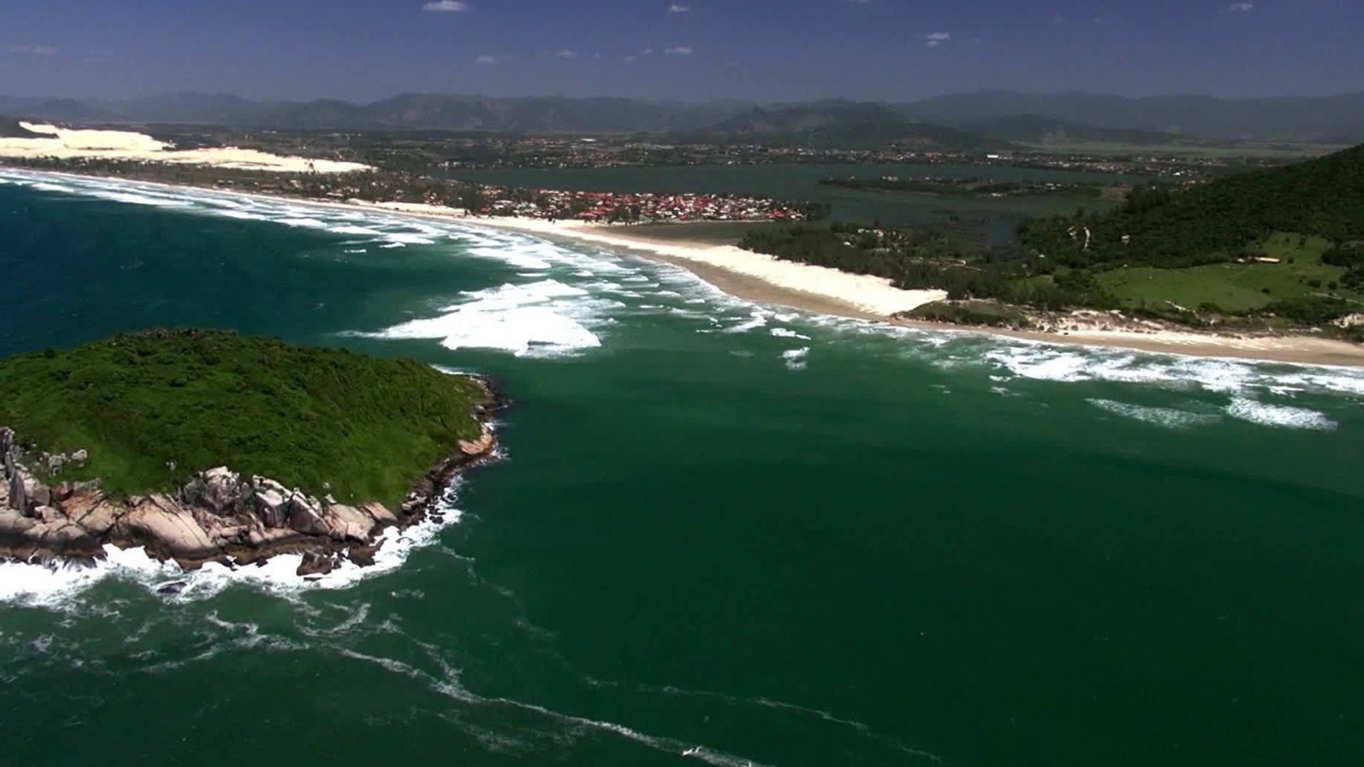 Brasil Visto de Cima : Litoral SC e Itaimbezinho