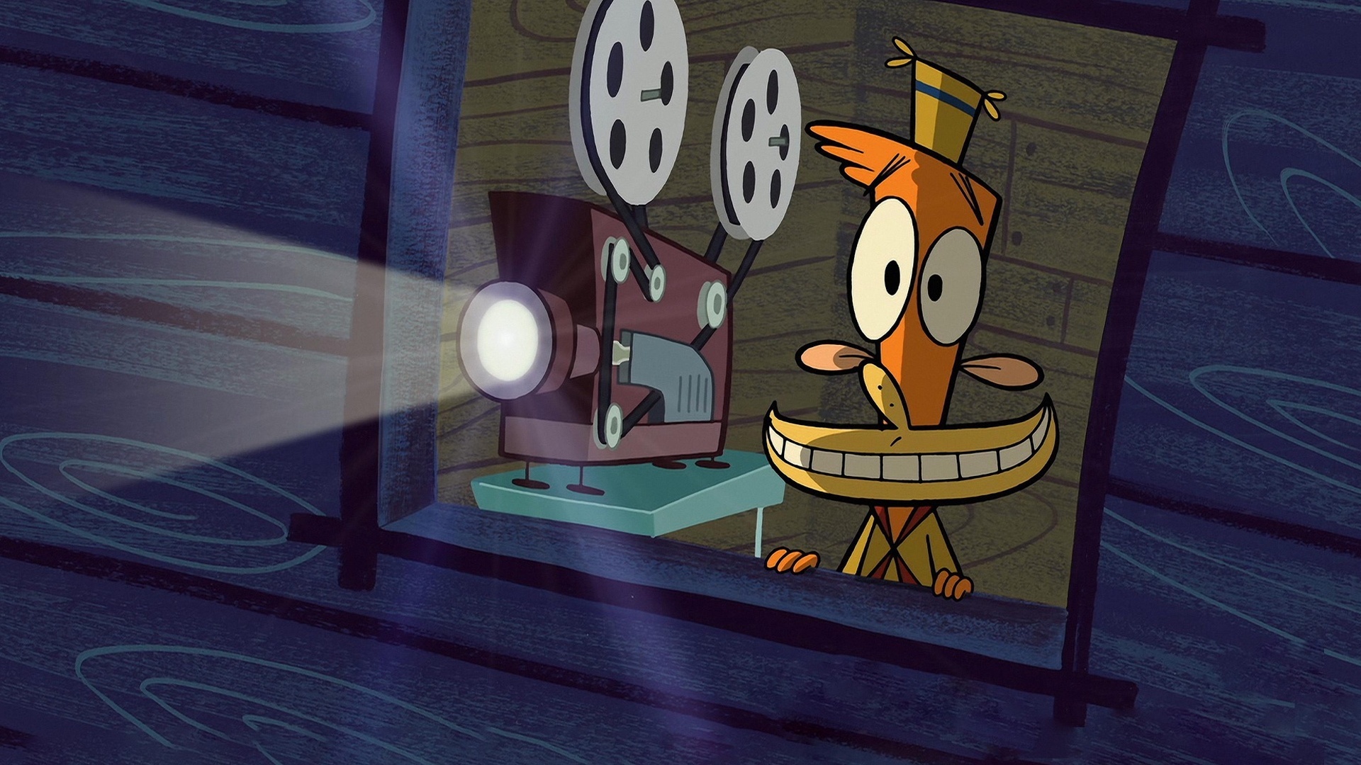 O Acampamento de Lazlo : Noite de Cinema