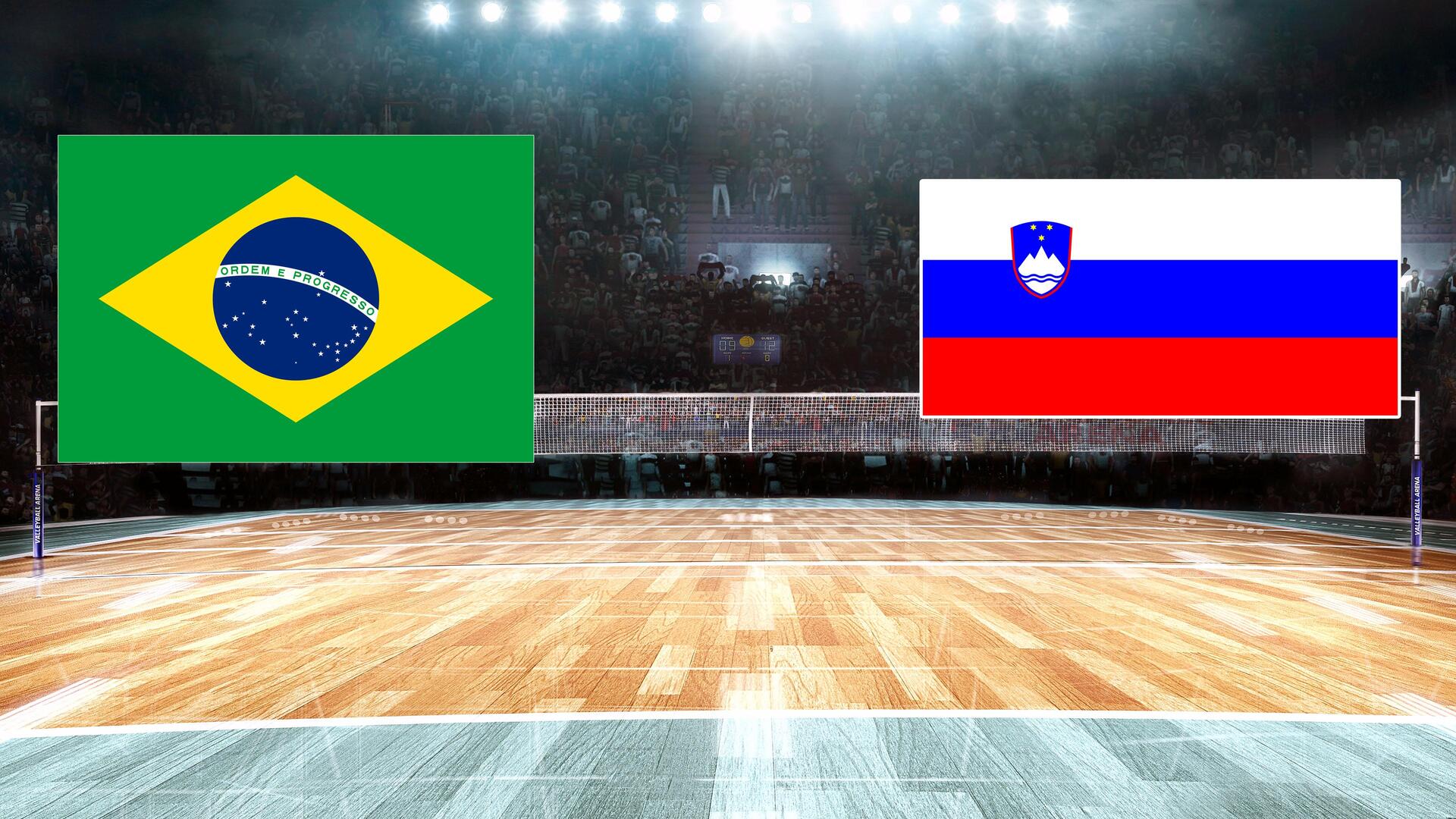 Brasil x Eslovênia - Liga das Nações de Vôlei Masculino : Brasil x Eslovênia